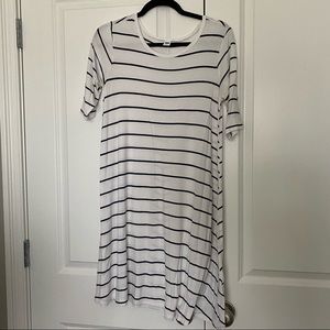 Navy and White Striped Old Navy Dress